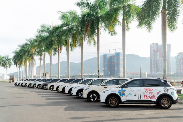 ‏Mãn nhãn dàn Geely EX2 khoe cá tính cùng bộ sưu tập decal độc đáo tại Roadshow Đà Nẵng ‏ - Ảnh 2.