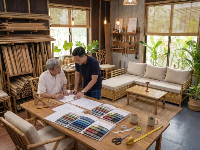Home Egreen - Khi tre tầm vông trở thành lựa chọn mới cho nội thất và không gian nghỉ dưỡng - Ảnh 2.