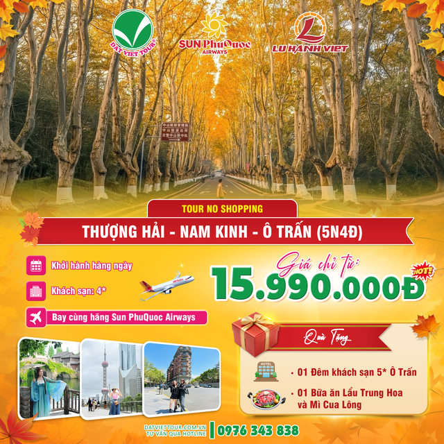 Đất Việt Tour bắt tay Sun PhuQuoc Airways ra mắt tour bay thẳng Thượng Hải, giá ưu đãi từ 14,99 triệu đồng‏ - Ảnh 3.