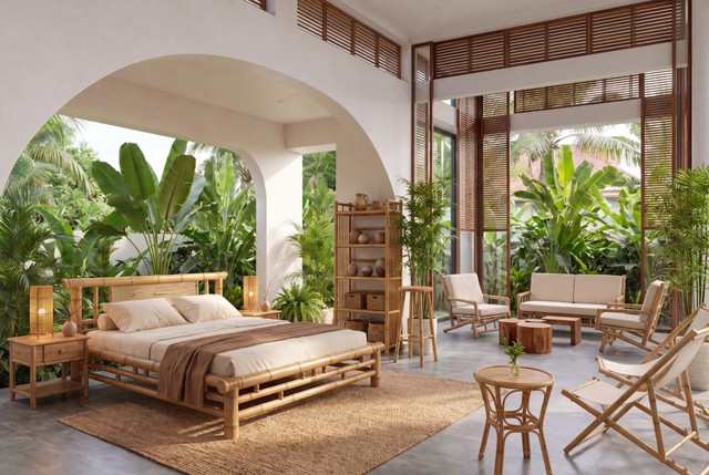 Home Egreen - Khi tre tầm vông trở thành lựa chọn mới cho nội thất và không gian nghỉ dưỡng - Ảnh 3.
