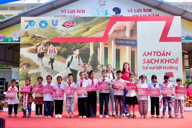 ‏Lifebuoy đồng hành cùng trẻ em tại Lai Châu, Lào Cai, Quảng Trị trở lại trường học an toàn, sạch khỏe‏- Ảnh 1.