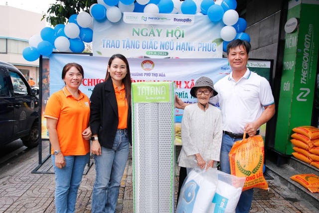 ‏TATANA và Thế Giới Nệm trao giấc ngủ hạnh phúc đến 40 hộ khó khăn‏- Ảnh 2.