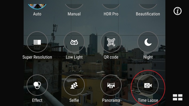 Các chế độ camera trên Zenfone 3 Max chạy ZenUI 3.0