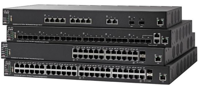 Các thiết bị chuyển mạch như Cisco 350X và Cisco 550X cung cấp 12, 24 hoặc 48 cổng loại 10 Gigabit Ethernet và có thể xếp chồng lên nhau - Từ đó, tạo nền tảng công nghệ lý tưởng cho một doanh nghiệp đang phát triển và cần mở rộng hệ thống.