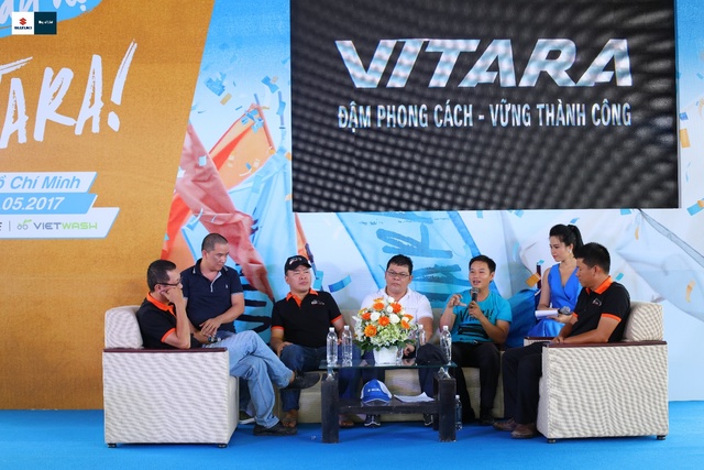 Hội thảo sôi nổi với nhiều chia sẻ hữu ích từ đại diện các phòng ban của Suzuki và các thành viên từ Vietnam New Vitara Club