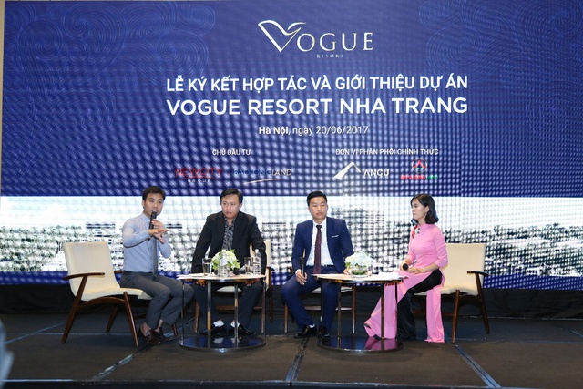 Tọa đàm giải đáp thắc mắc của các chuyên viên tham dự sự kiện về dự án Vogue Resort Nha Trang