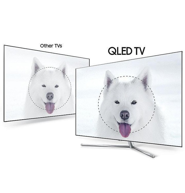 Thử nghiệm chiều sâu hình ảnh và độ chi tiết đến từng “cọng lông” của sói trắng. Cho thấy ở thế hệ TV 49 inchs Q7F, độ chân thực và chi tiết của hình ảnh đã đạt tới mức độ cực kì kĩ lưỡng.