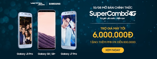 Viettel – Samsung hợp tác triển khai chương trình “Super Combo 4G - trợ giá máy đến 6 triệu đồng” - Ảnh 1.