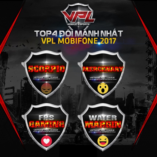 4 đội tuyển mạnh nhất sẽ thi đấu Bán Kết VPL Mobifone vào ngày 21/10