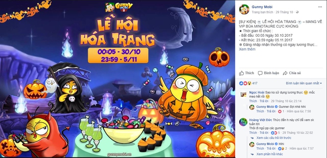 Sự kiện Halloween sẽ kéo dài đến 5/11.