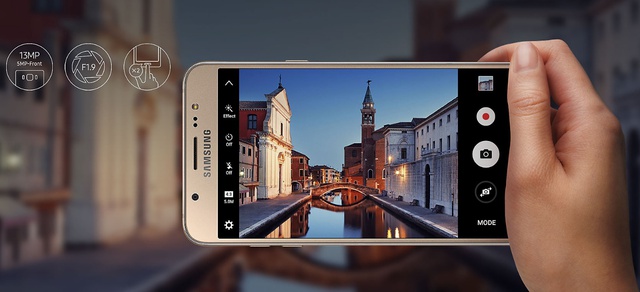 Samsung Galaxy J7 (2016) cho trường ảnh sâu hơn nhờ khẩu độ f/1.9