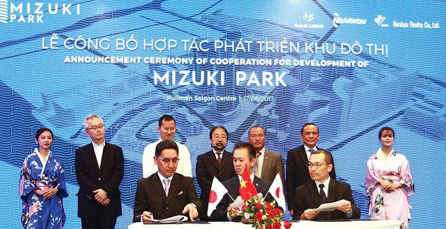 Mizuki Park quy mô 26 ha với tổng giá trị phát triển khoảng 8.000 tỷ đồng là dự án trọng điểm của Nam Long năm 2017.