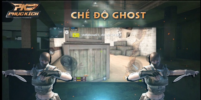 Chế độ Ghost huyền thoại của Đột Kích hiện diện trong Phục Kích Mobile