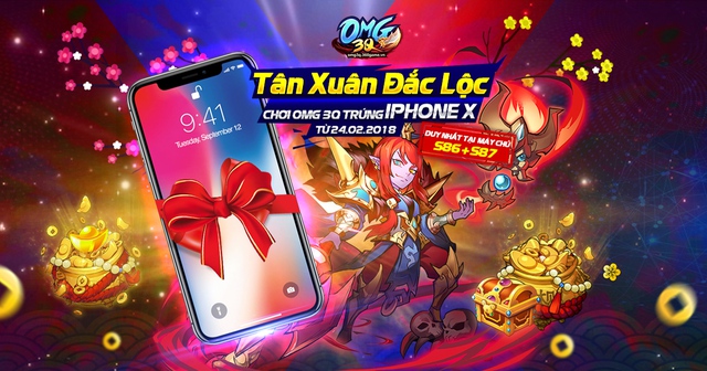 game - OMG 3Q mang iPhone X ra lì xì game thủ nhân dịp năm mới Img20180224095048553