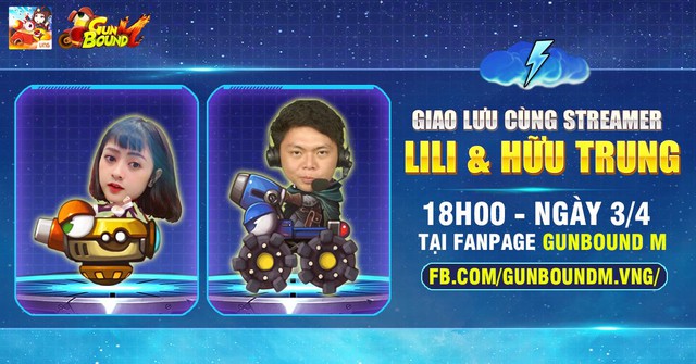 LiLi, Hữu Trung livetream cho GunBound M