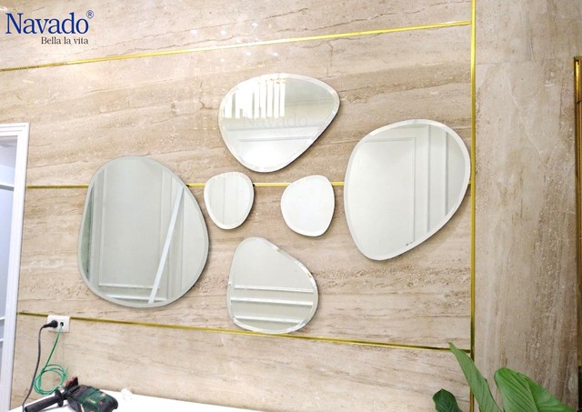 Các mẫu gương phòng tắm nghệ thuật độc đáo nhất hiện nay - Ảnh 5.