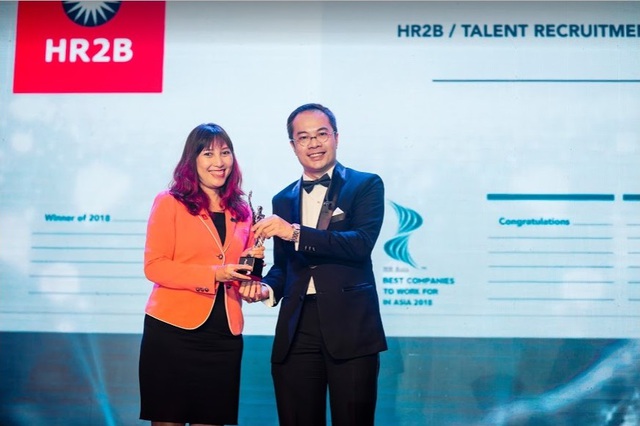 HR2B- Công ty nhân sự đầu tiên vinh dự nhận giải thưởng HR Asia Award 2018 - Ảnh 1.