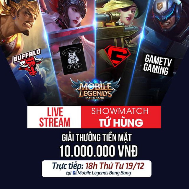 Fantasy Main nhận nóng 10 triệu đồng tiền thưởng giải Showmatch Tứ Hùng Mobile Legends: Bang Bang VNG - Ảnh 1.