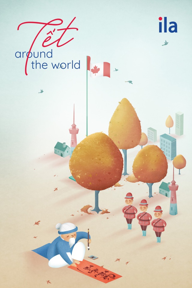 “Tết Around The World” - dự án nghệ thuật sáng tạo ngày Tết của ILA - Ảnh 2.