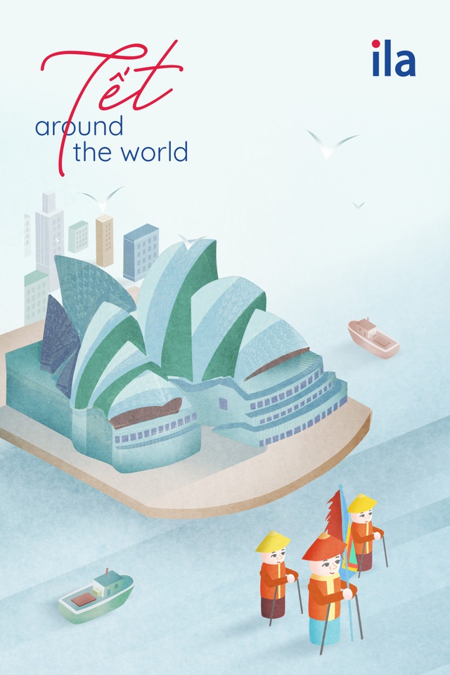 “Tết Around The World” - dự án nghệ thuật sáng tạo ngày Tết của ILA - Ảnh 4.