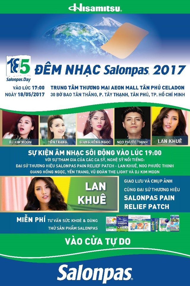 Ng&agrave;y hội tri &acirc;n Salonpas Day 2017 - Ảnh 1.