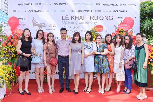 &Aacute; hậu Huyền My đẹp rạng rỡ hội tụ c&ugrave;ng d&agrave;n sao dự khai trương hair salon T&oacute;c Đẹp - Ảnh 4.