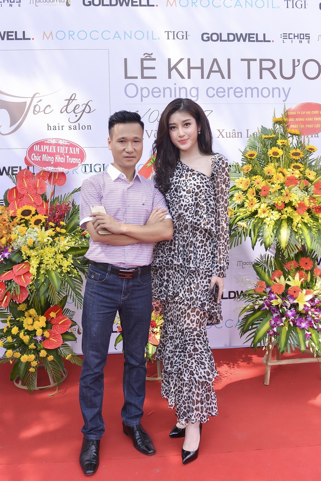 &Aacute; hậu Huyền My đẹp rạng rỡ hội tụ c&ugrave;ng d&agrave;n sao dự khai trương hair salon T&oacute;c Đẹp - Ảnh 6.
