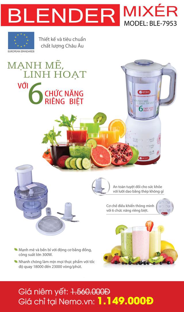 &ldquo;Bật m&iacute;&rdquo; chiếc m&aacute;y xay sinh tố đa năng chỉ 199.000Đ đang được nhiều chị em ưa chuộng - Ảnh 2.