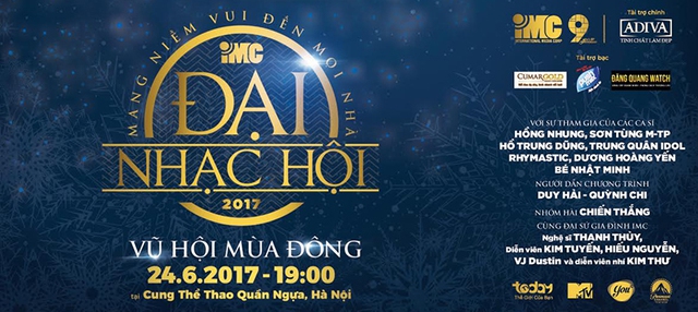 Đăng Quang Watch nhà tài trợ đêm đại nhạc hội 2017 “Vũ hội mùa đông” tại Hà Nội - Ảnh 1.