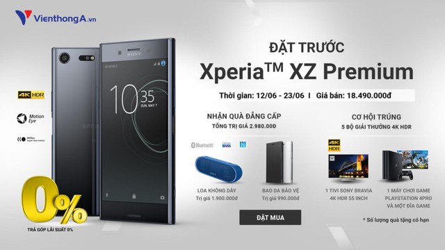 Đếm ngược thời gian đến ngày mở bán siêu phẩm Sony Xperia XZ Premium - Ảnh 1.