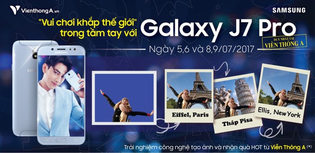 Tham gia trải nghiệm Galaxy J7 Pro, nhận quà miễn phí tại Viễn Thông A - Ảnh 1.