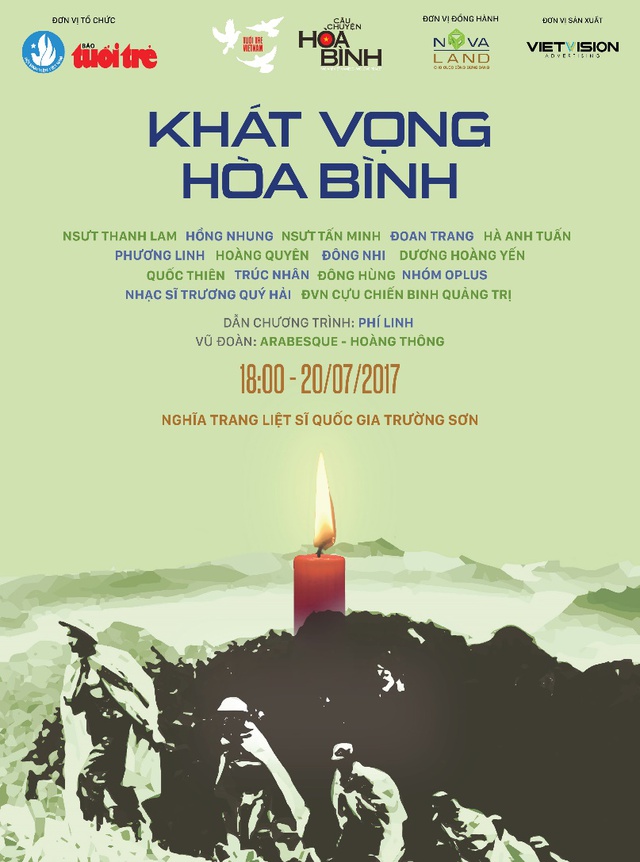 Dàn sao Việt tự hào hát ca ngợi hoà bình tại nghĩa trang Trường Sơn - Ảnh 3.