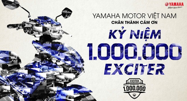C&ugrave;ng lập kỉ lục Guinness Thế Giới mừng kỉ niệm 1.000.000 Exciter - Ảnh 1.