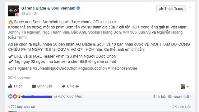 Fan phát sốt vì official teaser “Blade And Soul: Sứ mệnh người được chọn” - Ảnh 3.