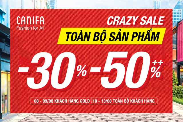 6 ng&agrave;y săn Crazy Sale tại Canifa - Ảnh 1.