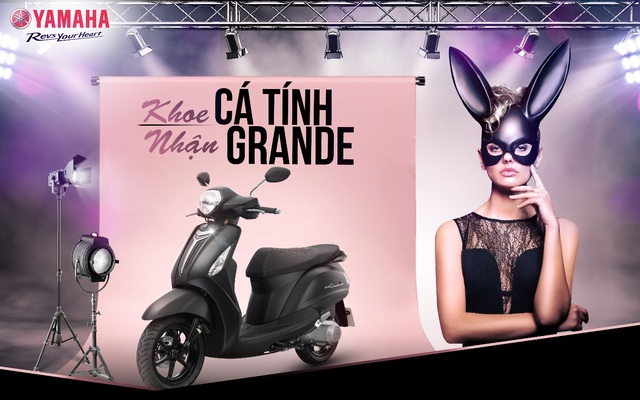 Tự tin thể hiện mình như Ariana Grande - Rinh xe Yamaha Grande cực chất - Ảnh 2.