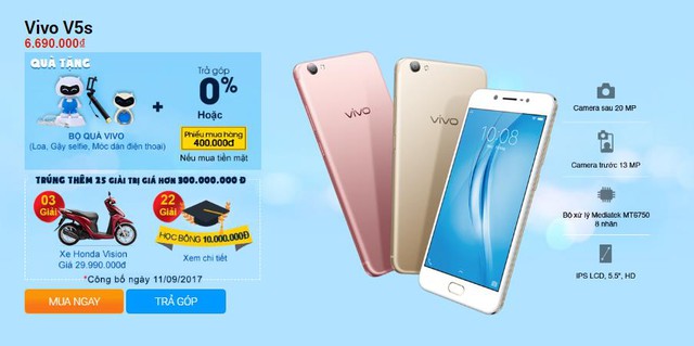 Vui tựu trường, sắm Vivo, tr&uacute;ng ng&agrave;n qu&agrave; &ldquo;hot&rdquo; tại Thế Giới Di Động - Ảnh 2.