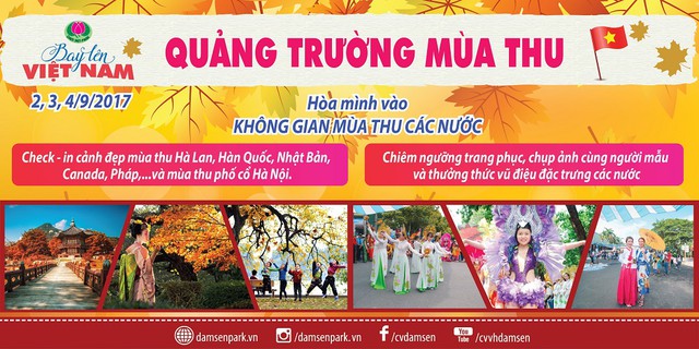 Rộn r&agrave;ng lễ hội m&ugrave;a Thu tại CVVH Đầm Sen - Ảnh 2.