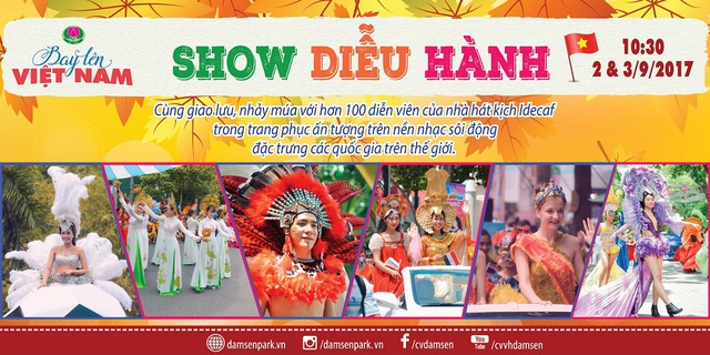 Rộn r&agrave;ng lễ hội m&ugrave;a Thu tại CVVH Đầm Sen - Ảnh 3.
