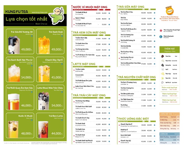 KungFu Tea – Trà sữa nổi tiếng xứ Đài với vị ngọt từ mật ong đã đến Việt Nam - Ảnh 3.