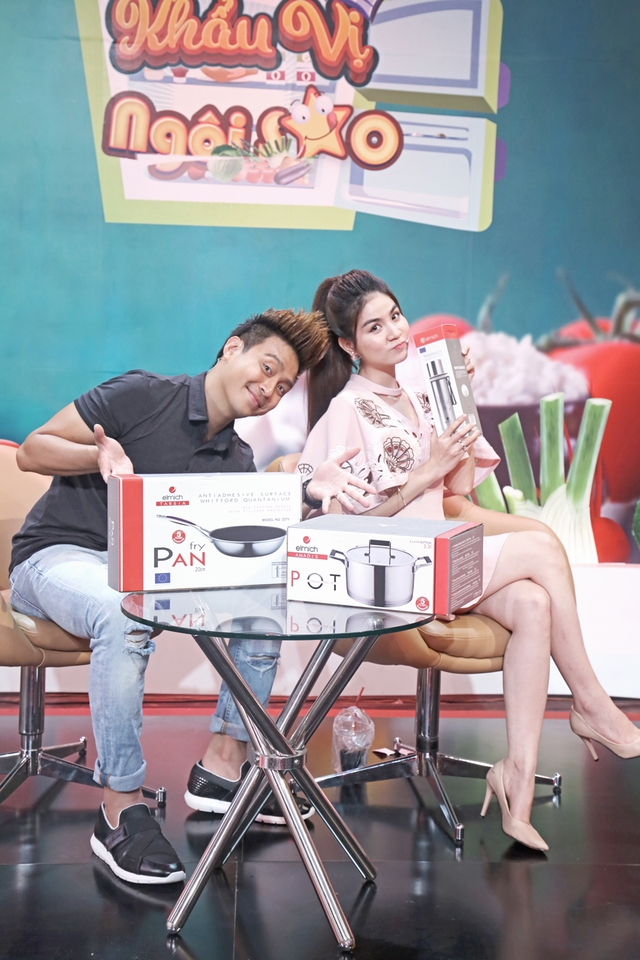 Thanh Duy, Kha Ly vạch mặt” sở thích ăn uống của nhau trên sóng truyền hình - Ảnh 3.