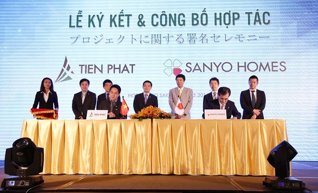 Sanyo Homes và Tiến Phát Corporation ký kết hợp tác ngày 13/05/2016
