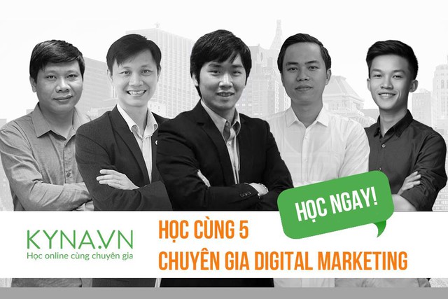 Cơ hội trở thành Digital Marketer chuyên nghiệp với 5 chuyên gia Marketing hàng đầu Việt Nam. Đăng kí ngay TẠI ĐÂY!