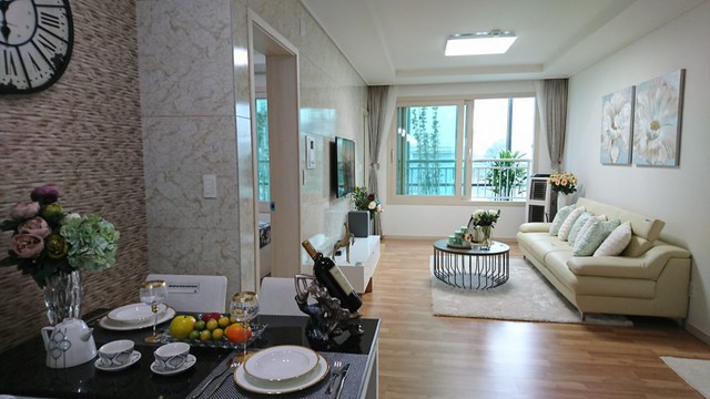  Không gian sống tiên tiến đầy tiện nghi của căn hộ cao tầng Booyoung Vina.
