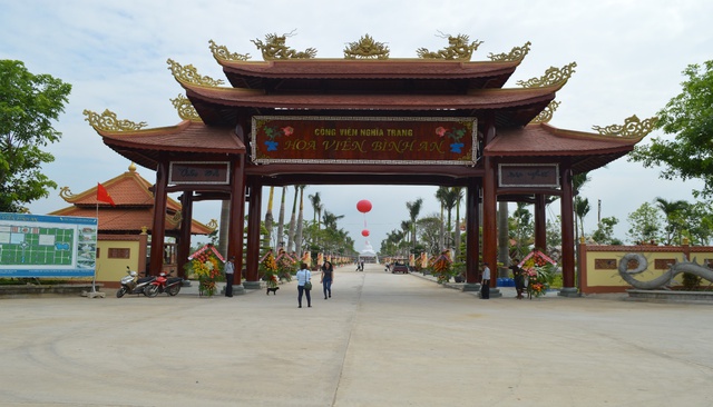 Công viên nghĩa trang Hoa Viên Bình An – Đắc Phúc Khởi Bình An.