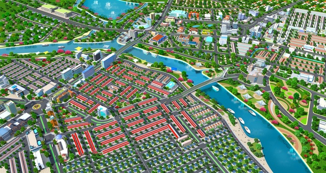 Mega City được đầu tư hạ tầng hiện đại, đầy đủ tiện ích phục vụ mọi nhu cầu của cư dân.
