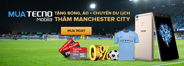 Mua điện thoại TECNO tại FPT Shop tr&uacute;ng v&eacute; thăm th&agrave;nh Manchester - Ảnh 1.