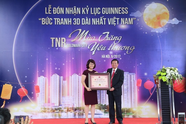 Con đường Trung thu 3D được trao kỷ lục Việt Nam - Ảnh 1.