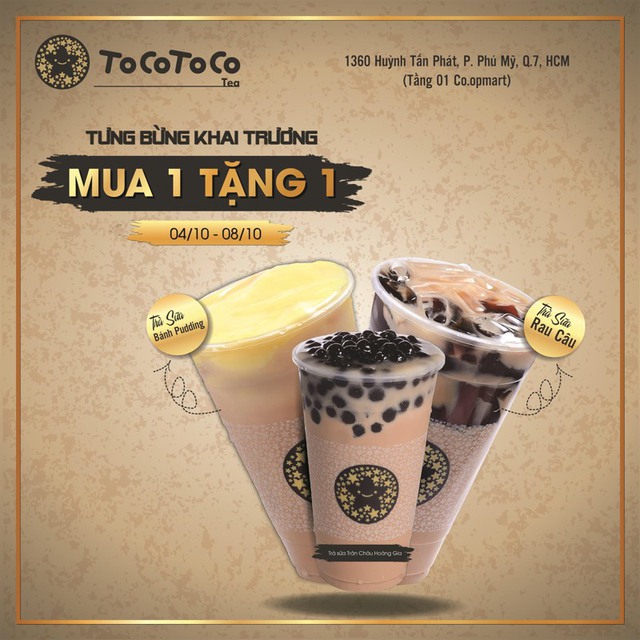 Bùng nổ tuần lễ trà sữa chỉ từ 9k/ly tại TocoToco 1360 Huỳnh Tấn Phát - Ảnh 1.