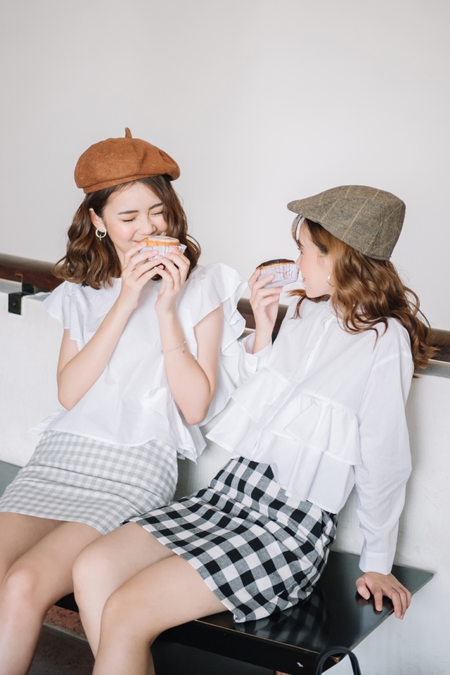 Diện đồ ton-sur-ton chất lừ đón mùa mới với cô bạn thân - Ảnh 4.